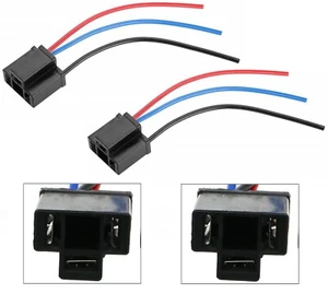 Wire Pigtail Female P S HS1 Two Harness Head Light Bulb Socket Connector Lamp - Picture 1 of 5