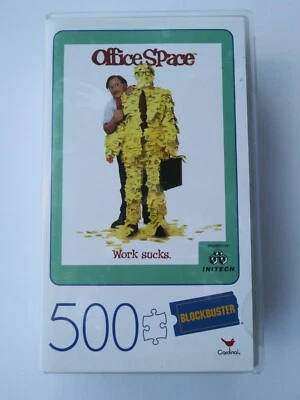 Office Space Work Sucks Blockbuster 500 Piece Jigsaw Puzzle Cardinal New Sealed - Image 1 of 4