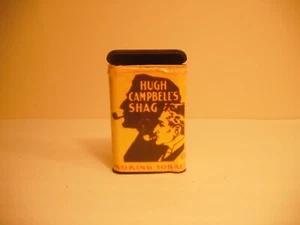 Campbells shag tobacco, "novelty tribute" EMPTY cigarette, pipe tobacco tin, Va - Picture 1 of 5