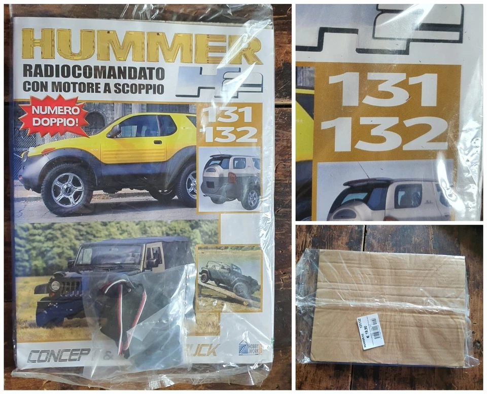 HUMMER H2 1:8 modello radiocomandato  HOBBY&WORK no.131/132 NUMERO DOPPIO❗ - Immagine 1 di 4
