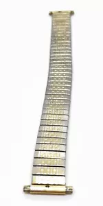 Vintage 22mm Watch Expansion Bracelet Stainless Steel - Picture 1 of 5