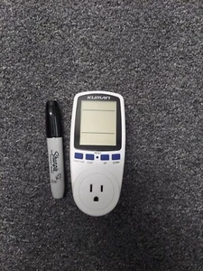 Kuman Electricity Usage Monitor Plug Power Meter Energy, Watt, Voltage, Amps - Picture 1 of 2