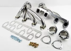 Stainless Shorty Hugger Exhaust Headers for Ford Big Block FE 330/360/390/428 - Bild 1 von 4
