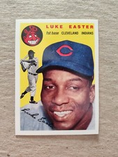 LUKE EASTER Cleveland INDIANS 1954 TOPPS Archives BASEBALL CARD #23