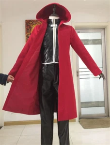 Anime Fullmetal Alchemist Edward Elric Full Set Cosplay Costume Red Coat Unisex - Picture 1 of 10