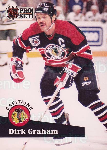 1991-92 Pro Set French #570 Dirk Graham - Image 1 of 1