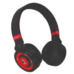 AC MILAN CUFFIE WIRELESS BLUETOOTH HIGH TECH CON MICROFONO E TASTI FUNZIONE - Foto 1 di 1