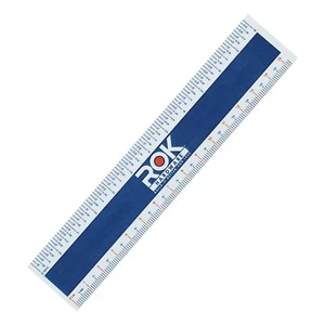 Rok Hardware Measuring Plastic Flexi 6" Easy Read English Metric 150 MM RULER - Picture 1 of 1