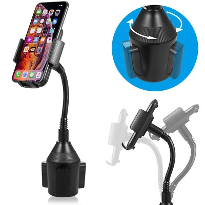 Car Phone Holder Cup Mount Stand Universal for Width 1.75" up to 3.75" Device - Image 1 of 4