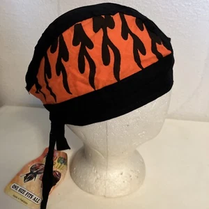 Skull Cap Doo Rag Motorcycle Biker Head Gear Cancer Patient Head Wrap NEW - Picture 1 of 6