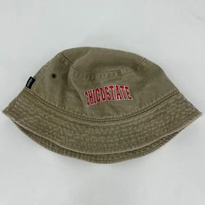 Chico State Wildcats Bucket Hat Adult One Size Beige Sun Cap Cotton Legacy CSUC - Picture 1 of 5
