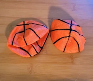 Mini Inflatable Basketballs For Kids Or Party Favors Orange & Black Fun Toy Set - Picture 1 of 1