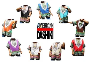 Womens Dashiki Shirt African Blouse, 'Free' Size - Picture 1 of 18