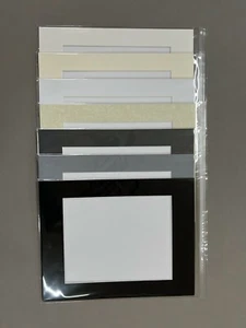 50 x Professional Picture Framing Mat Boards 8x10" with 4x6" Window Mount Kits - Picture 1 of 10