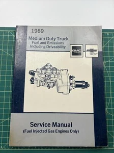 1989 GMC Medium Duty Truck Fuel and Emissions Service Shop Manual FI Gas Only M3 - Picture 1 of 4