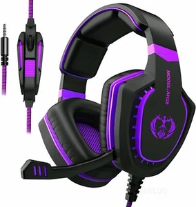 Gaming Headset Wired Headphones with Mic for PS5 PS4 xBox Series X/S Switch PC - Picture 1 of 8