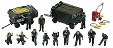 Hasegawa X48-4 1/48 U.S. GROUND CREW SET A Limited Ver.  Rare F/S w/Tracking#
