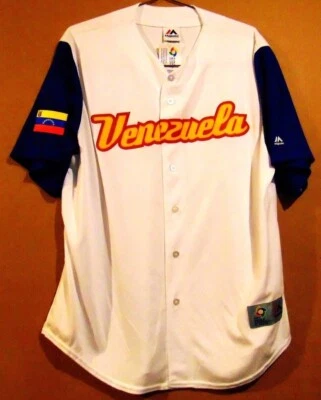 CAMISETA VENEZUELA BÉISBOL NACIONAL 2027 BÉISBOL MUNDIAL CLÁSICO TALLA XL Foto 1 de 4