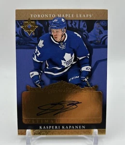 Kasperi Kapanen 2016-17 Ultimate Collection Retro Rookie Auto 057/199 - Picture 1 of 2