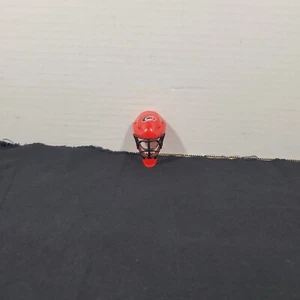 NHL Hockey Team Carolina Hurricanes 2" Mini Goalie Helmet Face Mask Red Black  - Picture 1 of 8