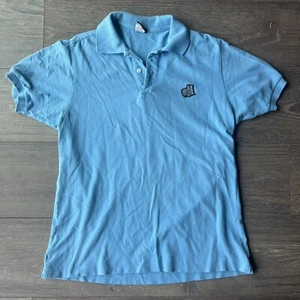 Kidrobot Polo Shirt Kids M Blue Pullover Cotton Spandex Casual - Picture 1 of 8
