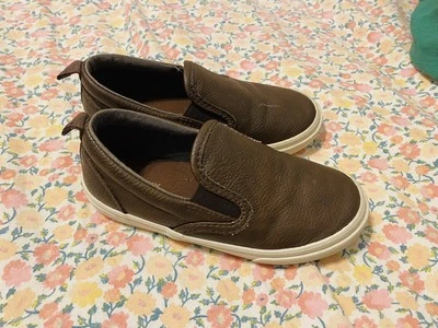 old navy brown toddler slip on shoes - Image 1 of 4