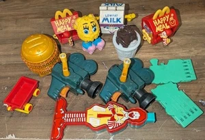 McDonald's 90s Happy Meal Toys Set Of 12 Train Ronald Skater Fry Movie Reel Milk - Picture 1 of 22