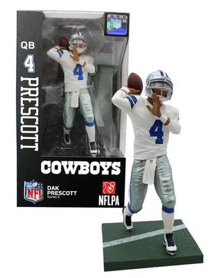 Figura Dak Prescott (Dallas Cowboys) Exclusiva Importaciones Dragón NFL 6" Foto 1 de 4