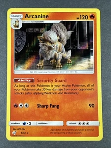 Arcanine 6/18 LP Rare Detective Pikachu Pokemon Card - Picture 1 of 3