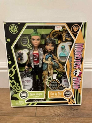 Monster High Doll Cleo De Nile + Deuce Gorgon 1st First Wave Original 2008 BNIB - Image 1 of 4