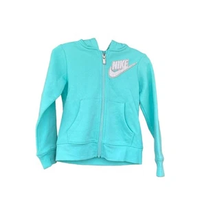 NIKE Hoodie Jacket Full Zip Little Girls 6 - Picture 1 of 5