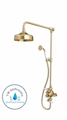 Tavistock Lansdown Dual Function Shower System With Overhead Shower & Handset - Image 1 of 4