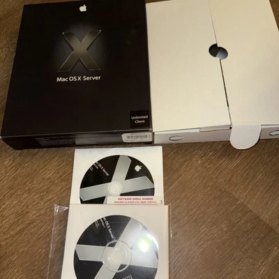 Apple Mac OS X Server 10.4 Tiger - Unlimited Clients - VGC (M9768Z/A) - Image 1 of 2