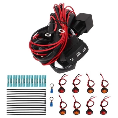 »UTV Turn Signal Rocker Switch ATV Street Legal Lighting Kit Turn Signal Flasher - Image 1 of 4
