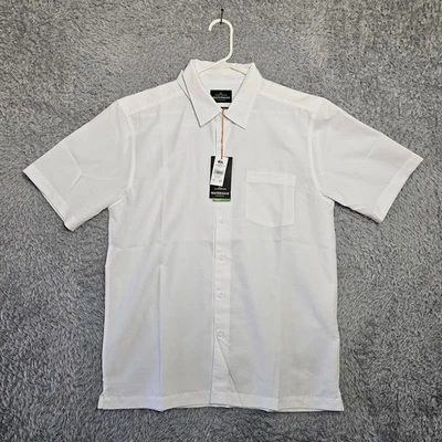 Quiksilver Waterman Centinela Premium Anti-Wrinkle Short Sleeve Shirt Small NEW - Image 1 of 4