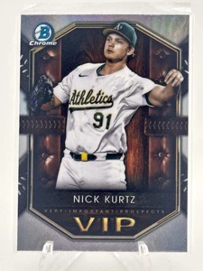 NICK KURTZ 2025 Bowman Chrome VIP ROOKIE OF THE YEAR #VIP-2 Athletics - Picture 1 of 2