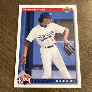 1992 Upper Deck Pedro Martinez Star Rookie RC #18 Dodgers Red Sox HOF NMT - Picture 1 of 2