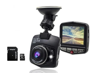 Autokamera mit Parkmodus und Rückfahrkamera videoCAR-D100 + 32GB Speicherkarte - Bild 1 von 6