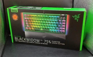 Razer BlackWidow V4 75% Mechanical Gaming Keyboard RGB Wired Used - Picture 1 of 3