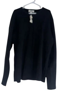 Vintage 2003 Y2K Old Navy Herren V-Ausschnitt Pullover Gr. XL schwarz neu mit Etikett neu aus altem Lagerbestand klassisch  - Bild 1 von 7