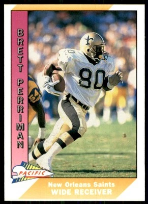 1991 Pacific Brett Perriman New Orleans Saints #335 - Image 1 of 2