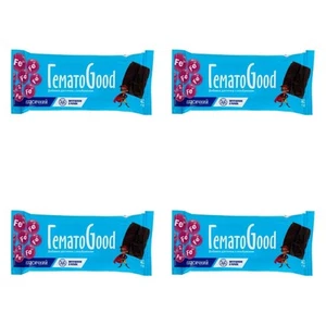 Hematógeno ucraniano Gematogeno Good 4 piezas x 40 g suplemento dietético de hierro gematógeno albúmina - Imagen 1 de 2