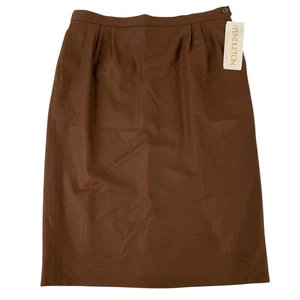 Vintage Pendleton Signature Classics 100 % Schurwolle Bleistiftrock Größe 16 Neu mit Etikett - Bild 1 von 10