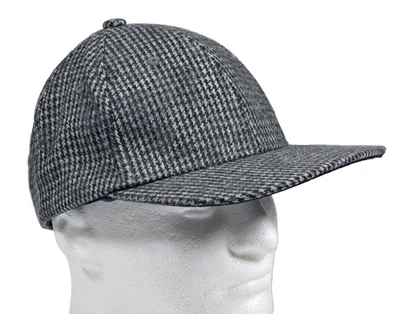 Scotch & Soda Amsterdam Couture OS Hombres Pata de Gallo Sombrero Gorra Mezcla de Lana Tejido Gris Foto 1 de 4