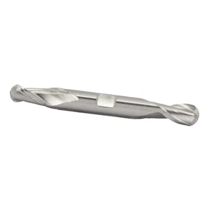 1/2" X 1/2" High Speed Steel 4 Flute Double End End Mill, DWC Series - Picture 1 of 7