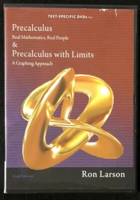 PRECALCULUS and PRECALCULUS WITH LIMITS (Real Math & Graphing)  -  10  DVDs - Image 1 of 4