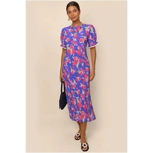 NUEVO VESTIDO RIXO Venice Midi Floral - Imagen 1 de 10