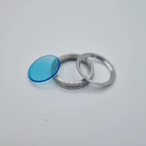 Blue 30 mm push-on vintage filter genuine #058 - Picture 1 of 3