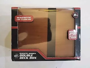 Monster Scatola Magnetica in Legno Doppio Deck Contiene 250 Carte Slevd #MON-DDBCHRRY-440 - Foto 1 di 7