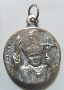 Colgante religioso vintage católico Santa María Santo Papa Juan Pablo II 1978 53813 - Imagen 1 de 3